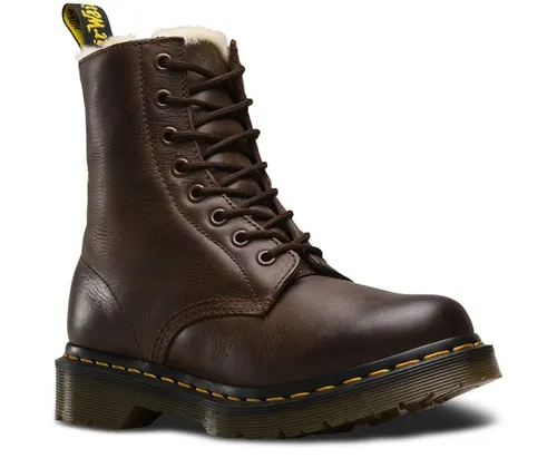 Dr. Martens 8 Loch 1460 Serena Dark Brown Burnished Wyoming