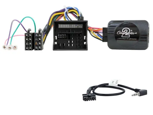 Connects2 CAN-Bus Lenkradadapter für Audi A1 ab 2011 - Kabel & Verlängerungskabel, ermöglicht die Integration von Alpine Autoradios und erhält die Lenkradbedienung für mehr Komfort beim Fahren.