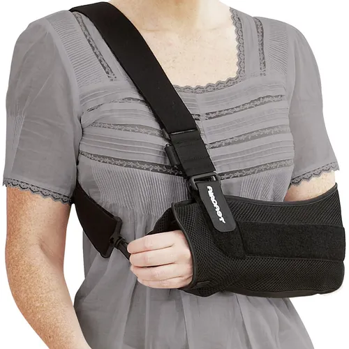 AIRCAST® ARM IMMOBILIZER Schultergelenksorthese - Die AIRCAST ARM IMMOBILIZER Schultergelenksorthese bietet eine sichere Immobilisierung der Schulter und des Arms. Mit einem benutzerfreundlichen Klicksystem und atmungsaktivem Material sorgt sie für hohen Tragekomfort und einfache Handhabung.