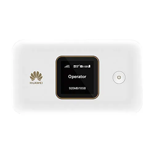 HUAWEI E5785-320 Mobile WiFi Router - Router für schnelles LTE Cat 6, ideal für unterwegs mit 3000mAh Akku und Tethering für bis zu 16 Geräte.
