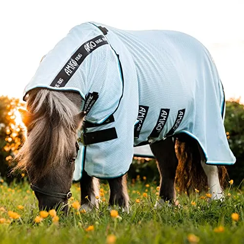 Kleine Fliegendecke für Pferde Horseware Amigo - Reit- & Pferdebedarf, schützt zuverlässig vor Insekten und sorgt für optimalen Komfort bei warmem Wetter.