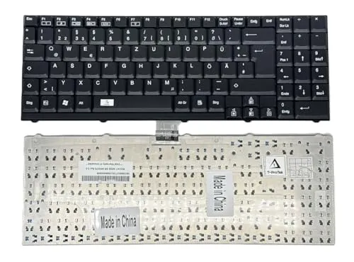 Tastatur Keyboard für Medion AKOYA MD98250 - Schwarz - Hochwertige Ersatz-Tastatur für Medion AKOYA MD98250. Achten Sie auf die Passgenauigkeit und vergleichen Sie die Rückseite für eine einfache Installation.