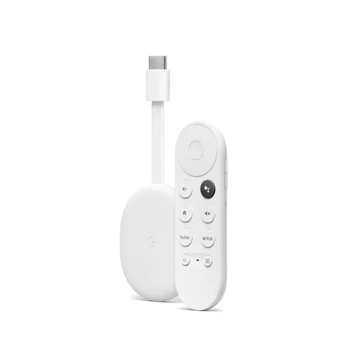 Google Chromecast with Google TV - 4K HDR Streaming, Sprachsteuerung und personalisierte Empfehlungen für grenzenloses Entertainment