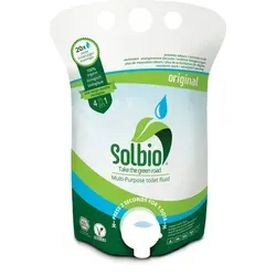 Solbio 4 in 1 Original Multifunktions-Sanitärzusatz, 0,8l - Sanitärzusätze für Wohnmobile, 100% biologisch abbaubar und beseitigt effektiv unangenehme Gerüche.