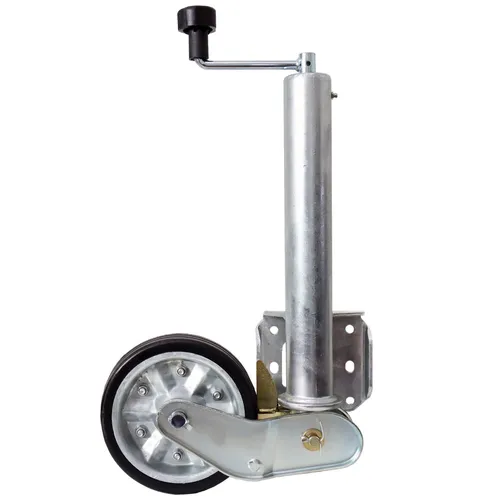 The Drive Anhänger Stützrad 500KG - Universalzubehör für Anhängerkupplungen, vollautomatisches Schwerlaststützrad mit 500kg Tragfähigkeit und langlebigem Vollgummireifen für maximale Stabilität.
