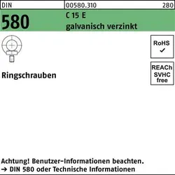 Ringschraube DIN 580, M36 – Robuste Befestigungslösung - Die Ringschraube DIN 580, M36 eignet sich ideal für sichere Verbindungen und wird in verschiedenen Anwendungen eingesetzt. Hohe Qualität und Langlebigkeit garantieren zuverlässige Ergebnisse.