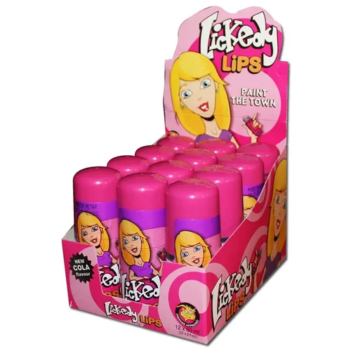  Lickedy Lips, Zungen-Roller, färbt die Zunge, 12 Stück 19,97€/1l