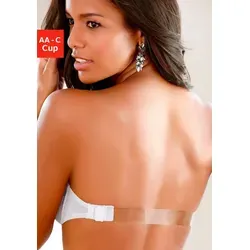 LASCANA Schalen-BH mit transparentem Rückenteil und abnehmbaren Neckholder weiß 85