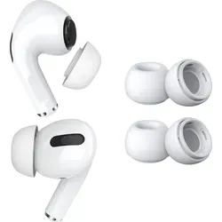 MMOBIEL 2 Paar Ersatz-Ohrstöpsel für AirPods Pro - Silikon Ohrstöpsel Spitzen S – Weiß - Weiß
