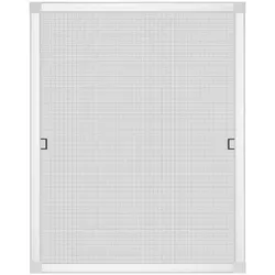 Nematek® Insektenschutz Alu Spannrahmen System Premium für Fenster, 100 x 120 cm - Fliegengitter mit hochwertigem Aluminiumrahmen und Fiberglasgewebe. Hohe Licht- und Luftdurchlässigkeit, ohne Bohren montierbar und ideal für Fenster mit 3-35 mm Rahmenstärke.