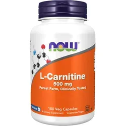 L-Carnitin 500 mg (180 Kapseln) - Sportnahrung mit Carnipure®, einer reinen Form von L-Carnitin, unterstützt die Fettverbrennung und ist ideal für aktive Erwachsene.