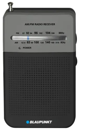 Blaupunkt PR3BK Tragbares Radio - Tragbares AM/FM Radio mit Teleskopantenne, ideal für unterwegs und bietet klaren Empfang.