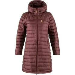 Fjällräven Damen Snow Flake Parka, Port, L - Funktionsjacken: Langer, warmer Parka mit rückverfolgbaren Gänsedaunen und 700 CUIN Füllstärke – ideal für kalte Tage und umweltfreundlich!