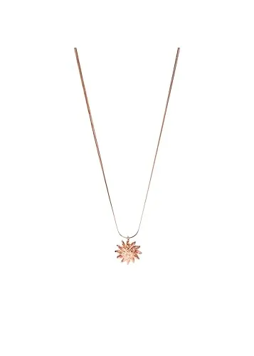 Purelei® Iconic Sun Kette – Filigrane Snake-Chain-Halskette mit Sonnen-Anhänger - Ketten für Damen: Hochwertige Snake-Chain-Halskette mit wasserfestem Sonnen-Anhänger aus Edelstahl, ideal für elegante Layering-Looks.