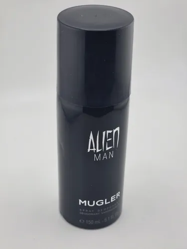 Mugler Alien Man Deodorant Spray 150ml - Herren Deodorant Spray mit 150ml, bietet langanhaltenden Schutz und einen einzigartigen, mystischen Duft für selbstbewusste Männer.