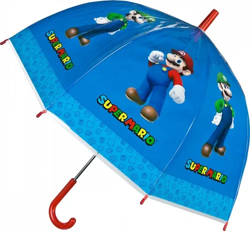 Umbrella transparent manual Super Mario Kids Euroswan 8435507867986