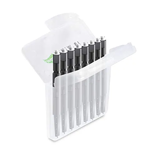 JB White 8x Cerumenfilter kompatibel mit Cerustop, Phonak, Filter kompatibel mit Widex Nanocare, Oticon ProWax MiniFit, Resound, Hörgerätefilter Set 1x 8 Ersatzfilter Wachschutz Wax Guards (1,3mm)