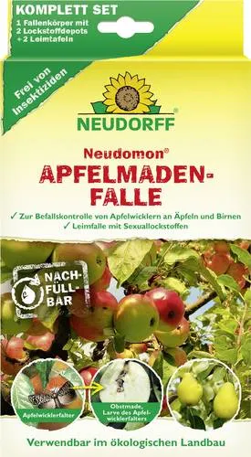 Neudorff Insektenfänger mit Lockstoff 1 St. - Biotechnische Falle zur effektiven Bekämpfung von Fliegen und Blattläusen, ideal für den Einsatz im Außenbereich. Einfache Handhabung und zuverlässige Wirkung.