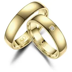 MARRYA Partnerring Titan Ringe Trauringe Eheringe Partnerringe goldfarben 62