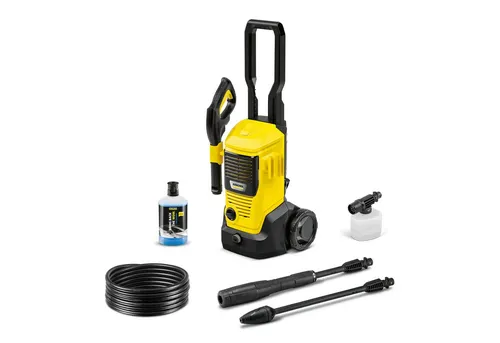 Kärcher Hochdruckreiniger K 4 FJ - 130 bar, 1800 W - Hochdruckreiniger mit 130 bar und Schaumdüse, ideal für effektive Reinigung von Terrassen und Fahrzeugen. Kompakt und leistungsstark!