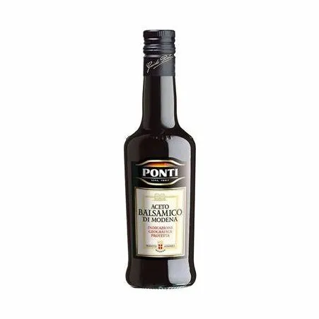 Balsamico-Essig Aceto Vetro 500ml - Ponti - Essig mit intensivem Geschmack, ideal für Salate und marinierte Gerichte, verleiht jedem Gericht eine besondere Note.