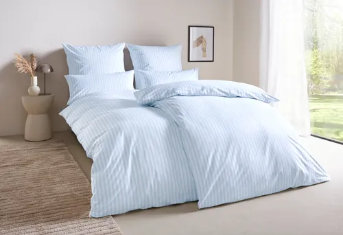 LeGer Home by Lena Gercke Bettwäsche Linnea, 3-teilig, Renforcé, Streifendesign - Erlebe erholsamen Schlaf mit der 3-teiligen Bettwäsche "Linnea" von LeGer Home. Hergestellt aus 100% Baumwolle, bietet sie ein angenehmes Gefühl auf der Haut und ist bis 60°C waschbar. Ideal für stilbewusste Schlafzimmer.