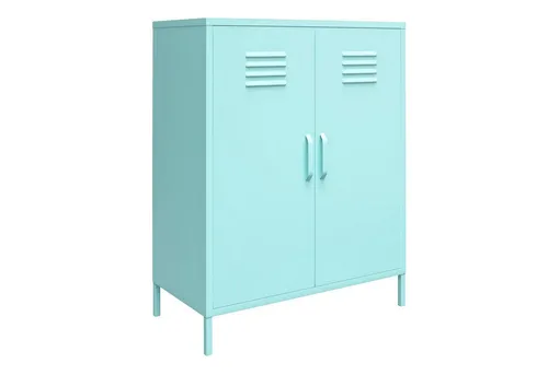 Mid.you Highboard Cache, Grün, Metall, Uni, 2 Fächer, 80x101x40 cm - Stylisches Mid.you Highboard Cache in Grün aus robustem Metall. Mit 2 praktischen Fächern und einem modernen Design ist es die perfekte Ergänzung für jedes Wohnzimmer oder Büro.