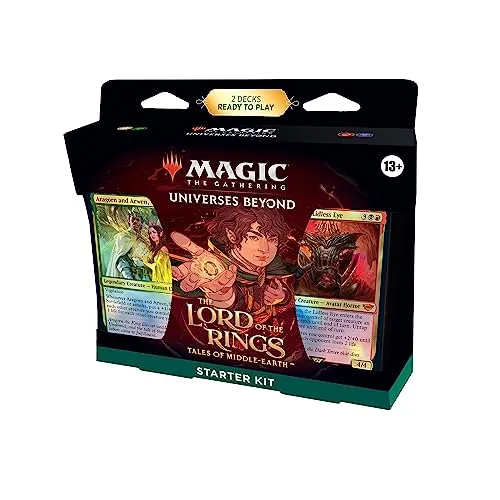 Magic the Gathering The Lord of the Rings: Tales of Middle-earth Starter Kit - englisch MtG TCG, 2 spielfertige Decks und interaktive Online-Anleitung für epische Duelle