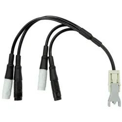 Corning SID-Prüfschnur 980896, 4-polig - Elektrische Kabel & Leitungen, ideal für präzise Messungen mit SID-Stecker und 4 Bananenbuchsen, kompakte Länge von 0,27 m