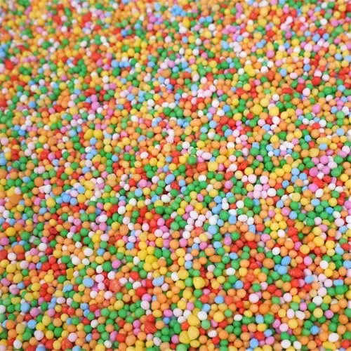 Streuselheld Nonpareille Bunt 40g Streusel zum Dekorieren und Verzieren von Gebäck aller Art wie Torten Kuchen Keksen Zuckerstreusel