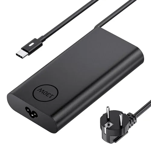 130W USB C Netzteil Laptop Ladekabel für Dell XPS 15 2in1 9575 9500 9510 9520 9530 XPS 17 9700 9710 9720 9730 Precision 5530 5550 5560 5570 5750 5760 5770 3560 3550 3551 Latitude 7410 9410 5420 5520