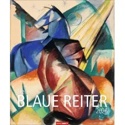 Der Blaue Reiter Kalender 2026 - Kunstkalender im Großformat mit Meisterwerken von Wassily Kandinsky und Franz Marc, ideal für Kunstliebhaber und zur Dekoration.