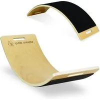 CCLIFE Balanceboard - Balancierbrett für Kinder aus Holz - Balance Boards, fördert die Motorik und das Gleichgewicht von Kindern, ideal für Montessori-Spielzeug.