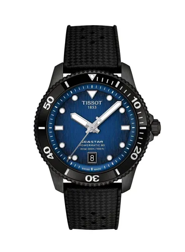 Tissot Seastar 1000 Powermatic 80 Herren Automatikuhr - Armbanduhr aus Edelstahl mit 40mm Durchmesser, Saphirglas und wasserfest bis 300m – ideal für Sport und Alltag.