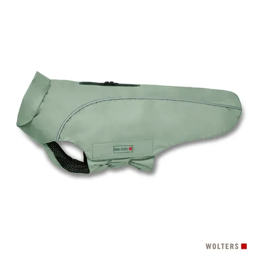 Wolters Cat & Dog Regenjacke Easy Rain - Salbeigrün, Größe: 46 cm - Regenjacke für Hunde mit Rundhalsausschnitt, schützt vor Nässe und hält Ihren Vierbeiner trocken bei jedem Wetter.