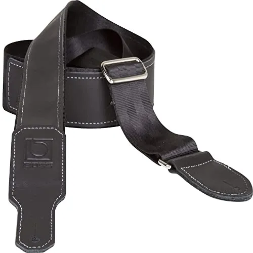 BOSS BSH-20-BLK Hybrid-Instrumentengurt, schwarz, Breite: 5 cm