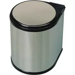 Wesco Küchen Mülleimer Einbau 40 cm – 13 Liter Kosmetikeimer - Praktischer Einbau-Mülleimer mit 13 Litern für Schränke ab 40 cm. Mit Ausschwenkautomatik und robustem Edelstahl-Design bietet er eine einfache Handhabung und eine stilvolle Lösung für Küche und Bad.