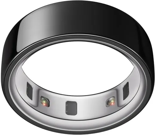 OURA Ring 4, Größe 13, Black - Smart Health Tracker - Smart Ringe, der Oura Ring 4 bietet präzise Gesundheitsmessungen mit Smart Sensing-Technologie und bis zu 8 Tagen Akkulaufzeit für ganzheitliches Tracking.