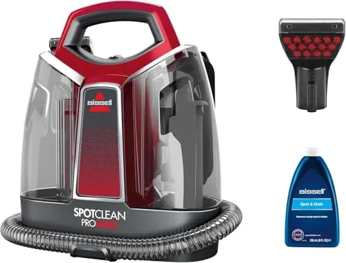 Bissell SpotClean ProHeat (36988) - Dampfreiniger mit integrierter Heiztechnologie, ideal zur gründlichen Entfernung von Flecken und Schmutz auf Teppichen und Polstermöbeln.