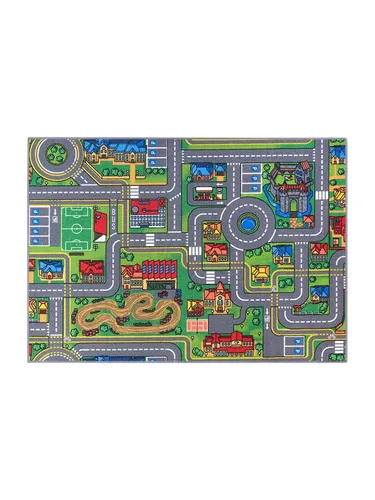Rebel Roads Legetäppe - Stadtverkehr - 95 x 133 cm - Entdecke die aufregende Welt der Stadt mit dem Rebel Roads Legetäppe! Ideal für kreative Spielmomente und fördert die Fantasie deines Kindes.