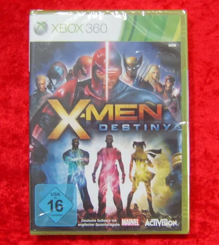 X-Men: Destiny für XBOX360 - Neu & OVP - Action-/Abenteuerspiel für Microsoft Xbox 360, USK ab 16, ideal für Fans von Superhelden und packenden Geschichten.