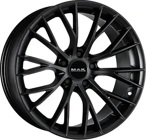 MAK MUNCHEN schwarz 8.5Jx20 5x120 ET30 - Alufelge in mattem Schwarz, perfekt für sportliche Autos. Mit 20 Zoll Durchmesser und 8.5J Breite bietet sie optimale Leistung und Stil.