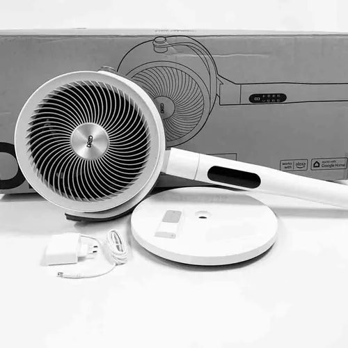 Dreo 25dB leiser Smart Standventilator, 30M Windentfernung 1650m³/h Luftvolume Turbo-Luftzirkulator 110CM Höhe 6 Modi 8-Geschwindigkeit 120°+105° Omni-direktional oszillierend Ventilator, PolyFan 513S
