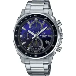 CASIO EDIFICE Herrenuhr EFV-600D-2AVUEF 10 BAR - Silber/Blau