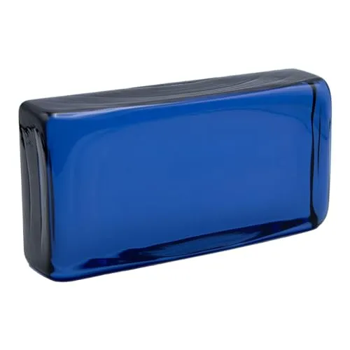 Fuchs Design Glasziegel Crystal Collection Classic dunkelblau, ca. 20x10x5 cm