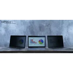 KAPSOLO 4-wege Blickschutzfilter selbstklebend für Microsoft Surface Laptop 3 / 4 / 5 / 6 13.5"