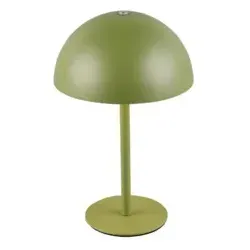 Reality Leuchten LED Akku Tischleuchte Munoz R54891115 - Moderne Tischlampe in Grün, 4-fach Touch-Funktion mit drei Helligkeitsstufen, energiesparende 1,3 Watt LED, ideal für stilvolle Beleuchtung in jedem Raum.