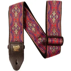 Ernie Ball EB4674 Jacquard Kashmir Sunset - Gitarrengurt - Zubehör für Gitarre & Bass, stylischer Jacquard-Gurt mit einzigartigem Kashmir Sunset Design für optimalen Tragekomfort und Ausdruck.