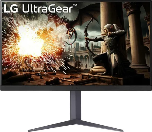 32" UltraGear 32GS75Q-B Gaming Monitor - 32" Gaming Monitor mit 2560x1440 (QHD) Auflösung, 180Hz und IPS-Panel für flüssiges Gameplay, ideal für Gamer mit Nvidia G-Sync und HDR10 Unterstützung.