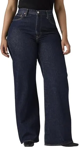 Levi's Damen Ribcage Wide Leg H223 Jeans, Shaded View,27W / 34L